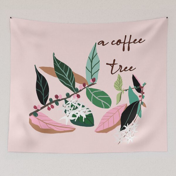 Item preview, a coffee  tree, hand drawing designed and sold by zzzozzo.