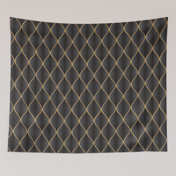 Item preview, black golden pattern designed and sold by MallsD.