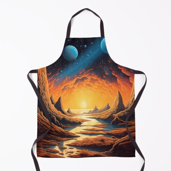 Item preview, Mystical River Flowing Through Alien Terrains - Celestial Wonders and Vibrant Hues. designed and sold by GiveMeMood.