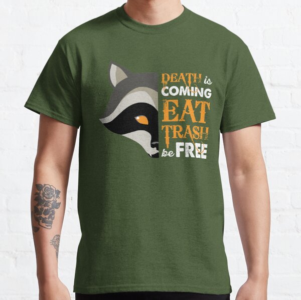 Camiseta Live Fast Eat Trash, Studio Geek