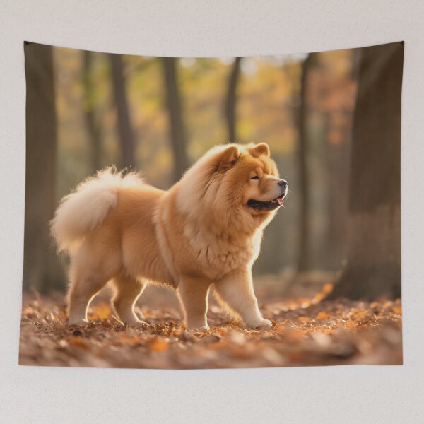 Item preview, Cute chow chow dog breed in nature photography designed and sold by NBSStore.