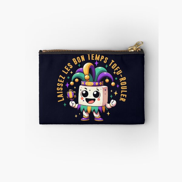 Item preview, Vegan Mardi Gras Fiesta, Laissez les Bon Temps Tofu-Rouler Fun  designed and sold by GreenSlate.