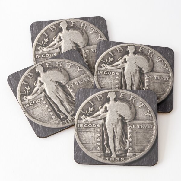 Item preview, 1923 Silver Standing Liberty Quarter VG designed and sold by coinsxcrochet.