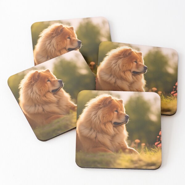 Item preview, Cute fluffy chow chow dog breed in nature photography designed and sold by NBSStore.