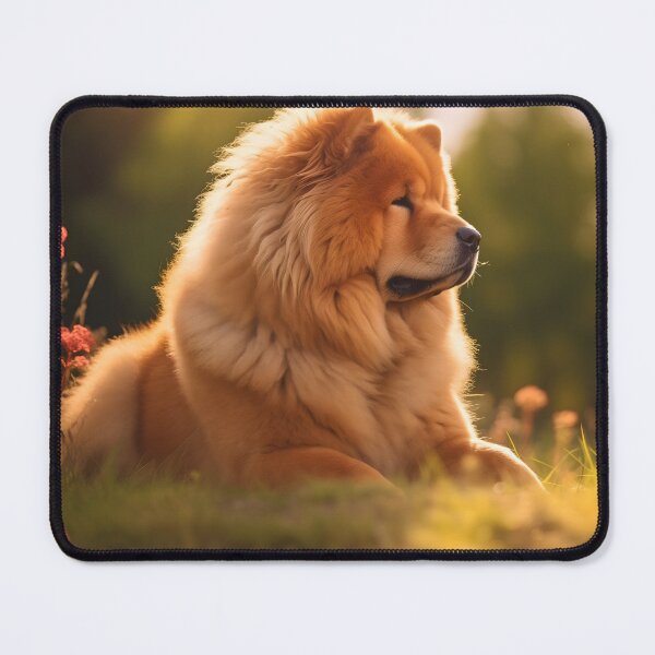 Item preview, Cute fluffy chow chow dog breed in nature photography designed and sold by NBSStore.