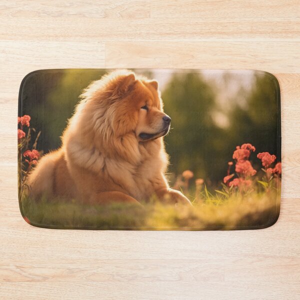 Item preview, Cute fluffy chow chow dog breed in nature photography designed and sold by NBSStore.