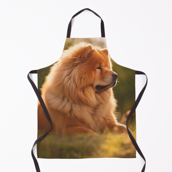 Item preview, Cute fluffy chow chow dog breed in nature photography designed and sold by NBSStore.