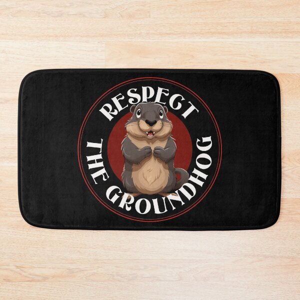 Item preview, Respect The Groundhog Punxsutawney Phil Roundel designed and sold by ZeptepiTrends.