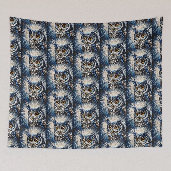 Item preview, Owl in dark night designed and sold by BotunPeony.