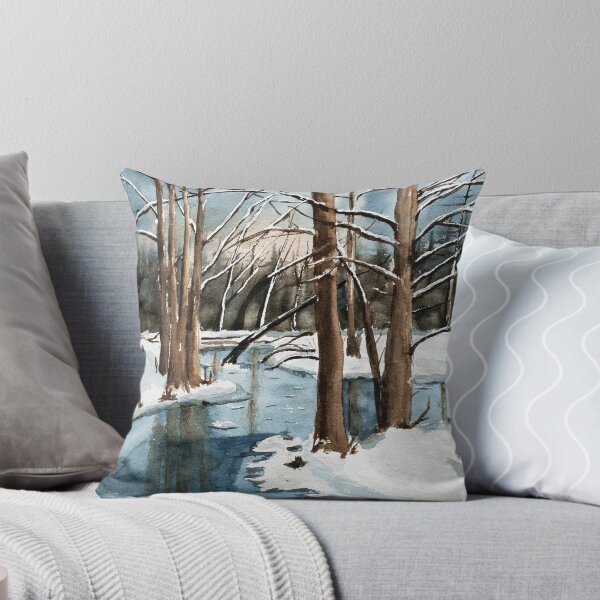 Item preview, Winter Memories #2 Watercolour Painting designed and sold by Monika's Painting.