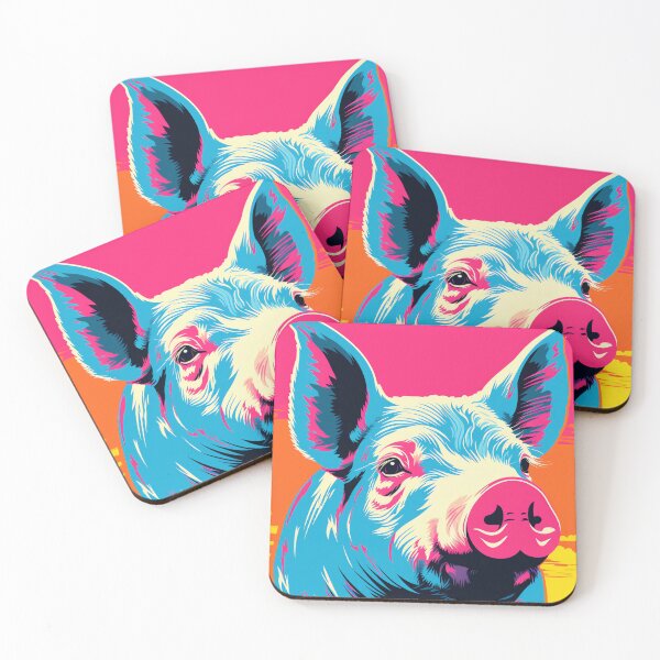 Item preview, Pop Art Pig Extravaganza - Gorgeous Pig Art designed and sold by GreenSlate.