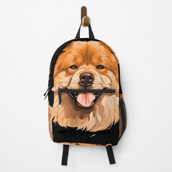 Item preview, Cute chow chow fluffy large dog breed head illustration designed and sold by NBSStore.