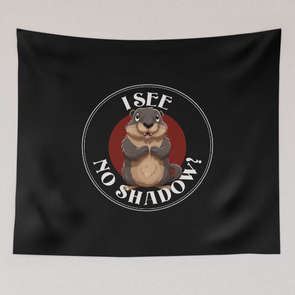Item preview, I See No Shadow! Punxsutawney Phil Groundhog Day  designed and sold by ZeptepiTrends.