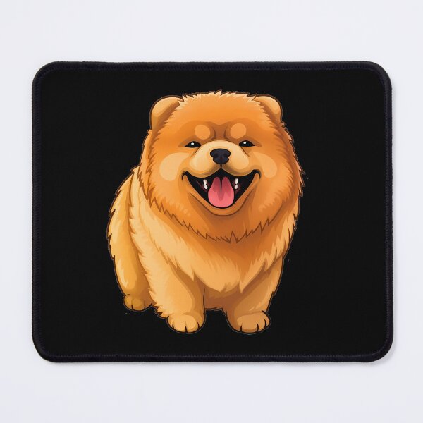 Item preview, Cute chow chow fluffy large dog breed head illustration designed and sold by NBSStore.