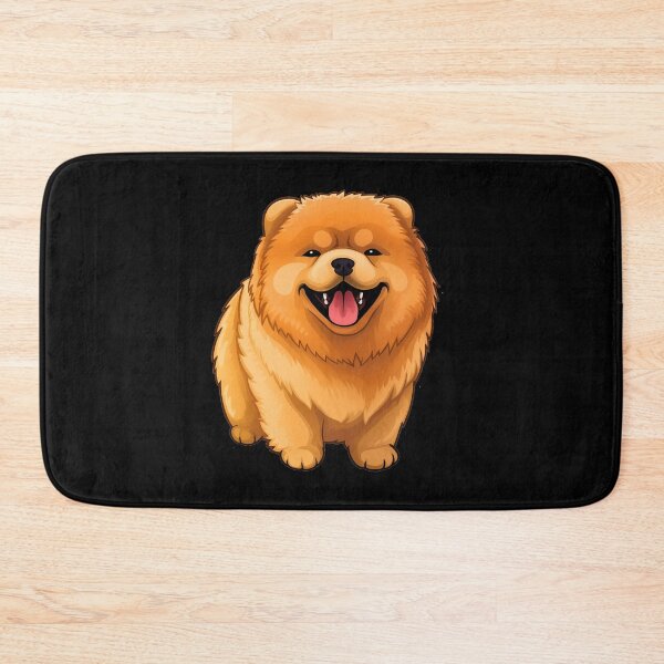 Item preview, Cute chow chow fluffy large dog breed head illustration designed and sold by NBSStore.