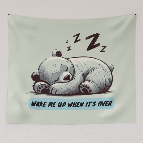 Item preview, Napping Bear's Mantra designed and sold by RuyaFab.