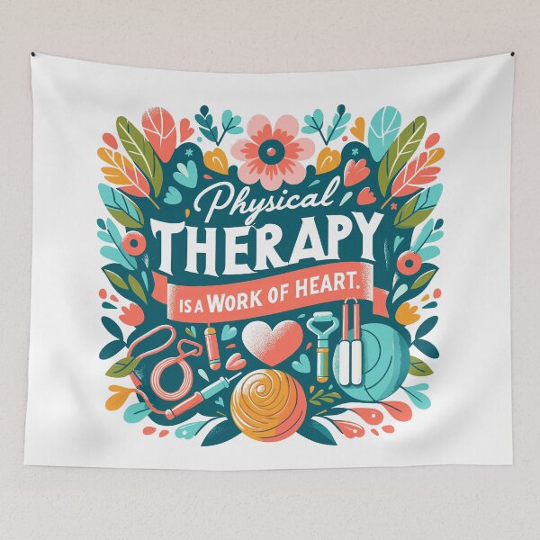 Item preview, Physical Therapy is a Work of Heart designed and sold by TeesYouWant.