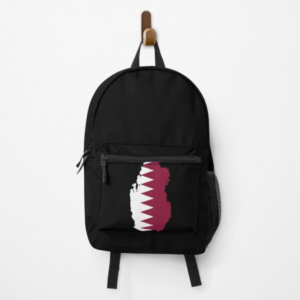 Item preview, Flag Map of Qatar designed and sold by feether-store.