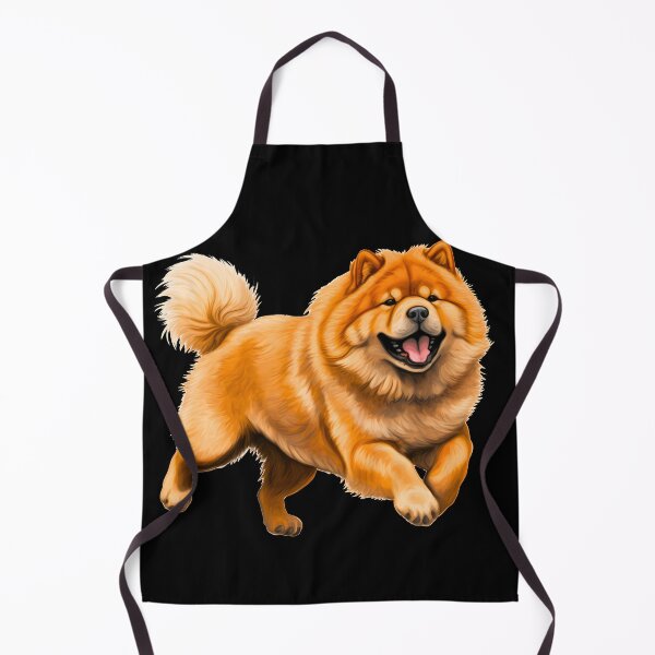 Item preview, Cute chow chow fluffy large dog breed illustration designed and sold by NBSStore.