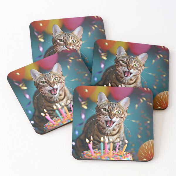Item preview, Bengal Cat Totally Into This Birthday Cake designed and sold by OddCorro.