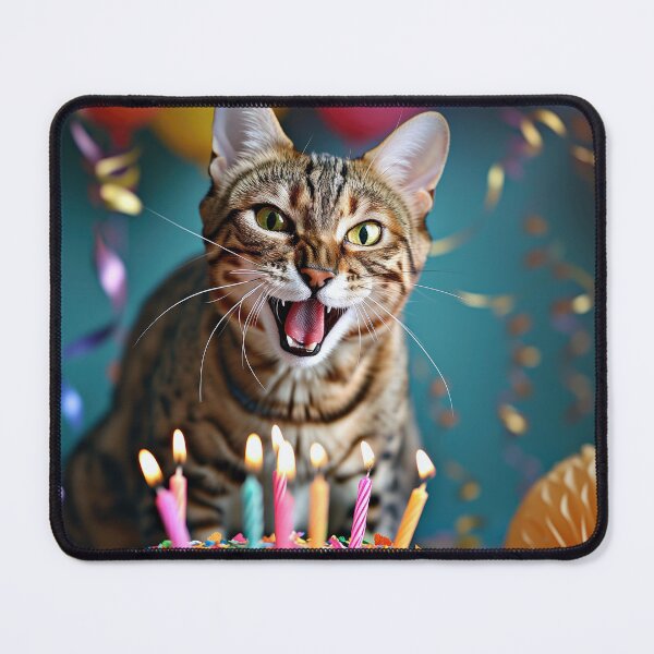 Item preview, Bengal Cat Totally Into This Birthday Cake designed and sold by OddCorro.