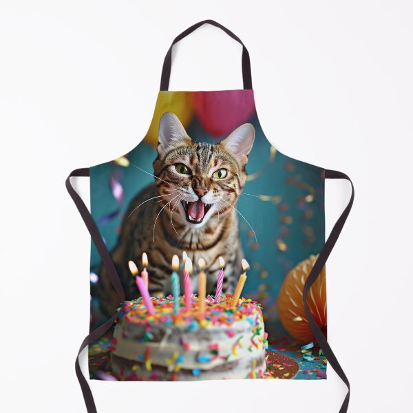 Item preview, Bengal Cat Totally Into This Birthday Cake designed and sold by OddCorro.