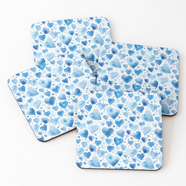 Item preview, Valentine's Day Heart Watercolor Pattern designed and sold by graphicmeyou.