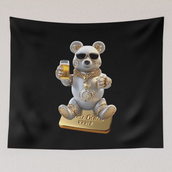 Item preview, Cheers from the cool, rich bear is a drinker designed and sold by ALITTLETOWN.