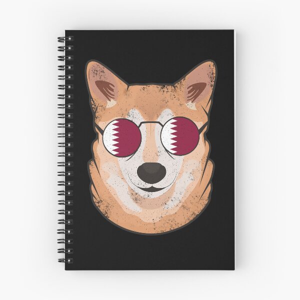 Item preview, Vintage Patriotic Shiba Inu Qatari Flag designed and sold by feether-store.