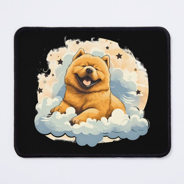 Item preview, Cute chow chow fluffy dog breed puppy illustration designed and sold by NBSStore.