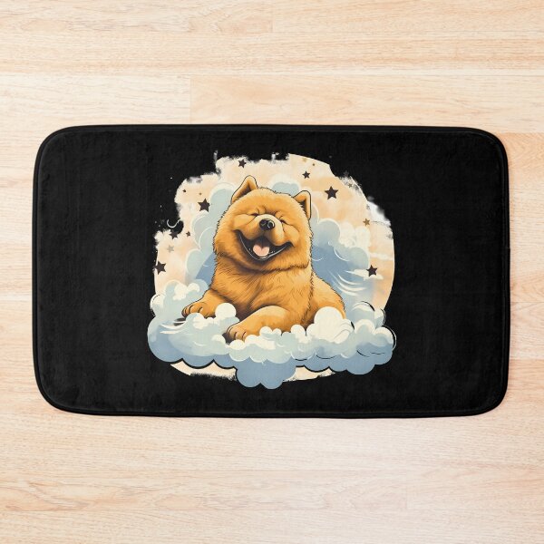 Item preview, Cute chow chow fluffy dog breed puppy illustration designed and sold by NBSStore.