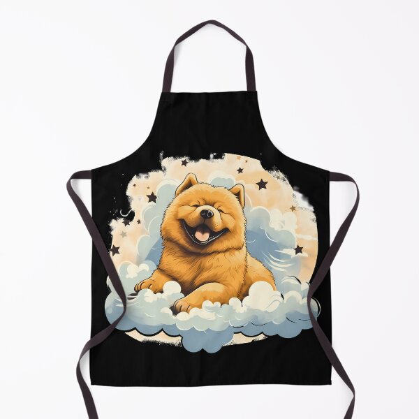 Item preview, Cute chow chow fluffy dog breed puppy illustration designed and sold by NBSStore.