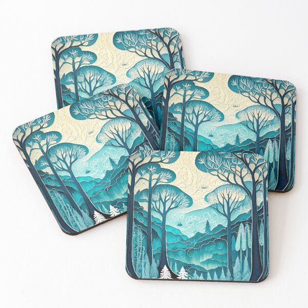 Item preview, Mystical Forest Silhouette designed and sold by creativekrish.