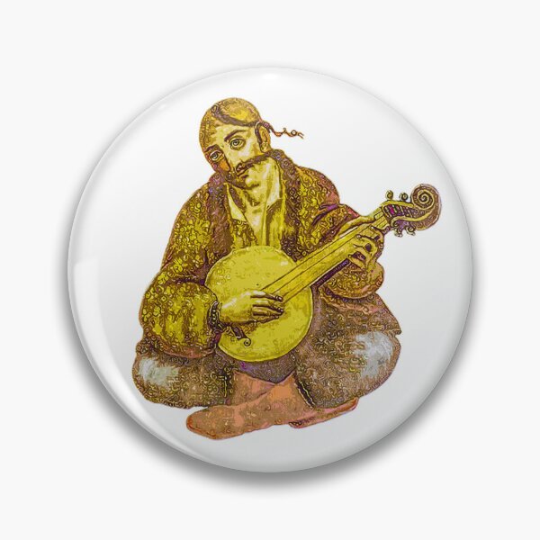 Item preview, Cossack mamai,ukrainian warrior,ukrainian naive art designed and sold by Gogodzy.