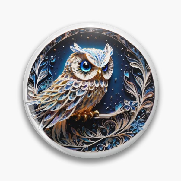 Item preview, Owl in dark night designed and sold by BotunPeony.