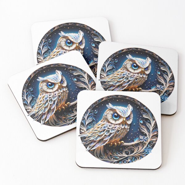 Item preview, Owl in dark night designed and sold by BotunPeony.