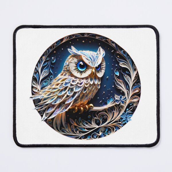 Item preview, Owl in dark night designed and sold by BotunPeony.