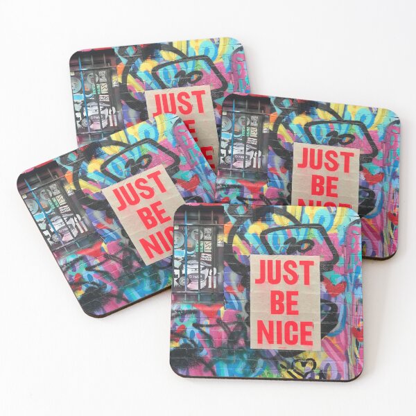 Item preview, JUST BE NICE designed and sold by BootsNCatsStore.