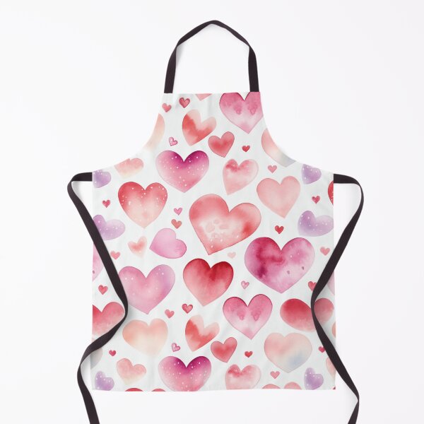 Item preview, Red Heart Watercolor Valentine's Day Pattern designed and sold by graphicmeyou.