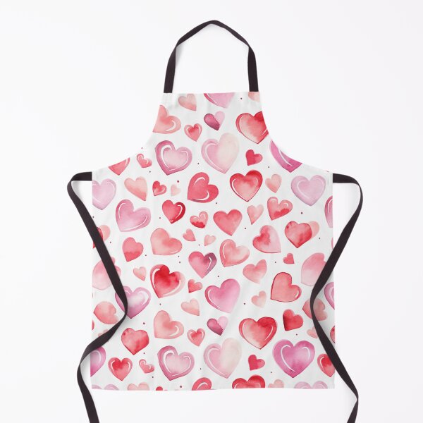 Item preview, Valentine's Day Red Heart Watercolor Pattern designed and sold by graphicmeyou.