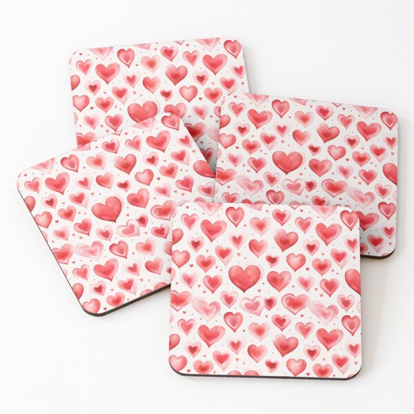 Item preview, Red Heart Watercolor Valentine's Day designed and sold by graphicmeyou.