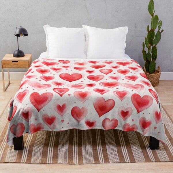 Item preview, Red Heart Watercolor Valentine's Day designed and sold by graphicmeyou.