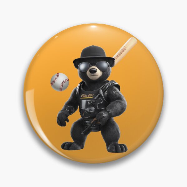 Item preview, The Cool Bear's Playful Game a Baseball designed and sold by ALITTLETOWN.