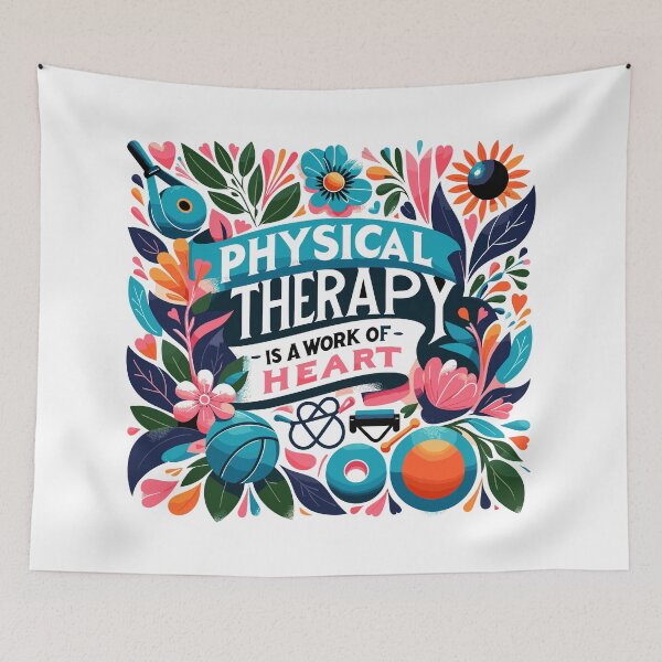 Item preview, Physical Therapy is a Work of Heart designed and sold by TeesYouWant.