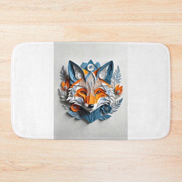 Item preview, Fox Face Paper cut designed and sold by creativekrish.