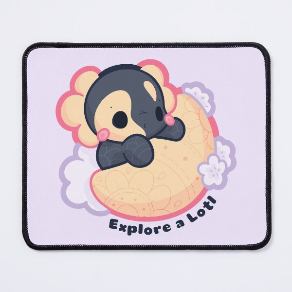 Item preview, Explore a Lotl | Cosmic Axolotl Illustration (Dark Text Edition) designed and sold by evybenita.