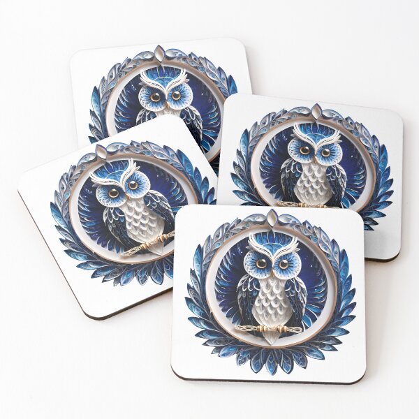 Item preview, Owl in dark night designed and sold by BotunPeony.