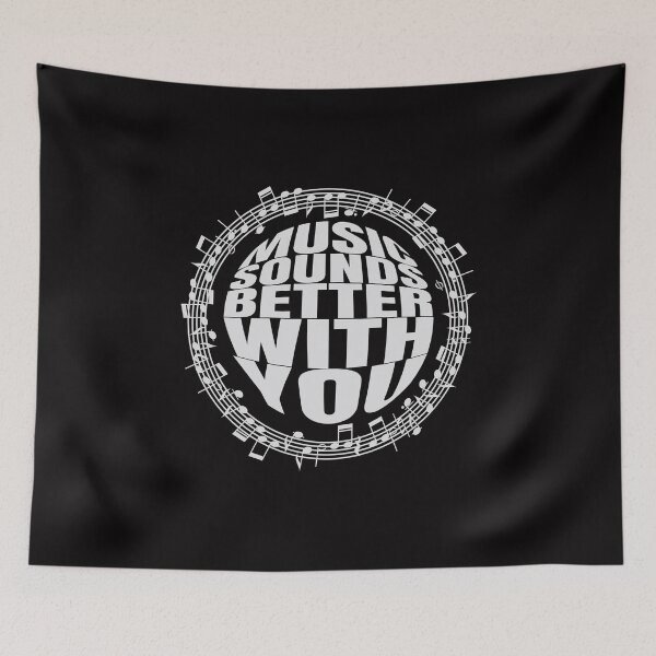 Item preview,  Music Sounds Better With You | Musicians gift designed and sold by paulo silveira.