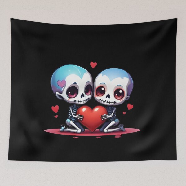 Item preview,  Valentine skeleton Couple in Love designed and sold by Pattern-Way.