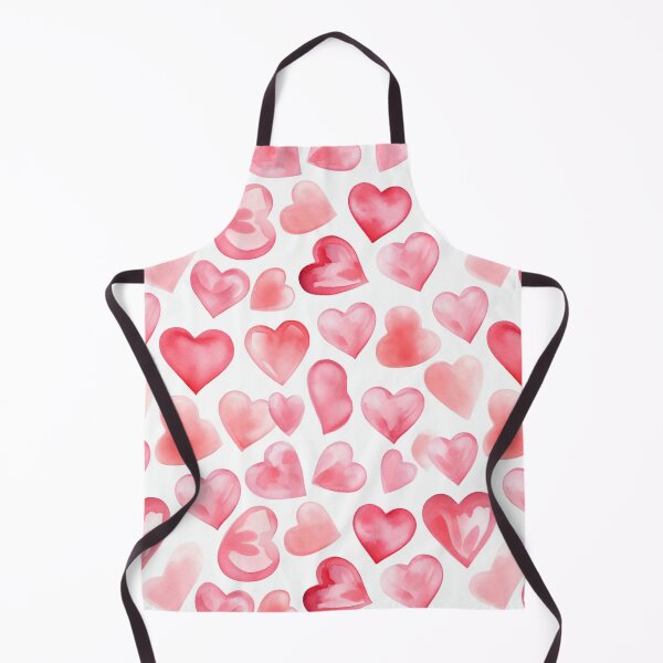 Item preview, Valentine's Day Red Heart Watercolor Pattern designed and sold by graphicmeyou.